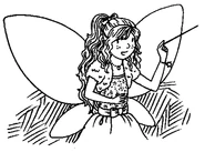 Natalie raised her wand and chanted a magic spell