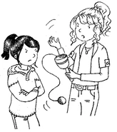 Rachel and Kirsty fight because Maddie's crown is missing in Maddie.