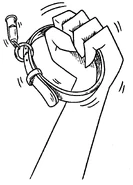 Goblin with Cleo's collar