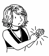 Bollie in her swimming costume