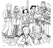 Rachel and Kirsty with their Parents.