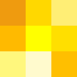 Color icon yellow