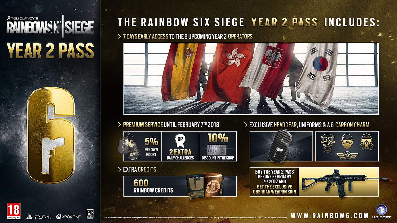 rainbow six siege season pass includes