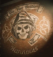 The biker club's logo.