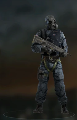 Thatcher armed with an L85A2 (Blood Orchid)