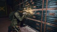 Maverick working on a Reinforced Wall with his Breaching Torch