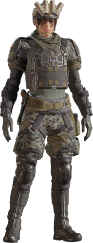 In-game default appearance (full body)