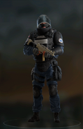 Rook armed with an MP5 (Post-Blood Orchid)