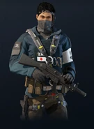 Echo's current model. Note that 田波 has been replaced with 江夏.