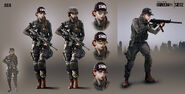 Ash's concept art by Arman Akopian
