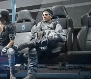 Caveira and Doc sitting on the bench after being eliminated -The Program