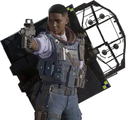In-game default appearance (half body)