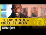 Tom Clancy's Rainbow Six Siege Official - The Laws of Siege – Unique Operators -NA-