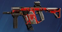 Vector .45 ACP Redhammer Tech Skin