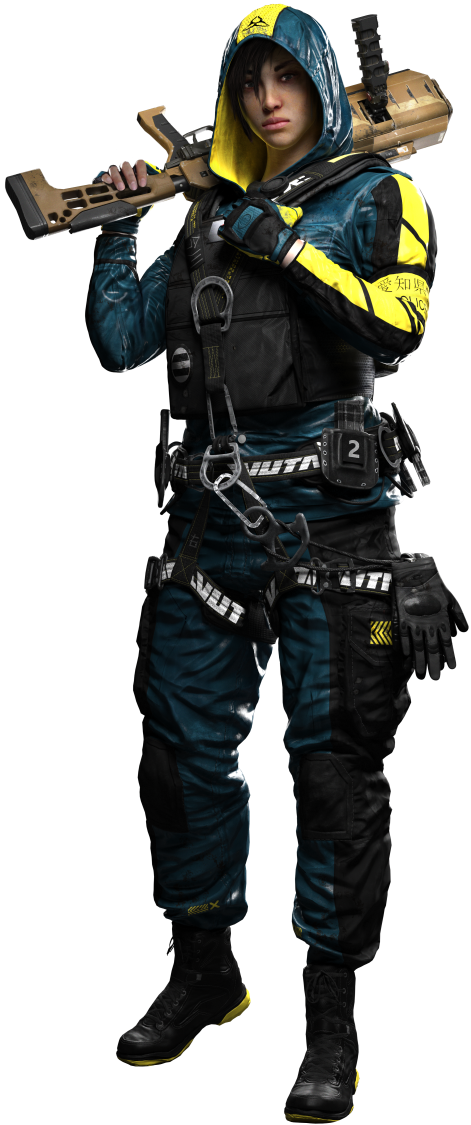 Hibana's rappelling gear is the wrong way round : r/Rainbow6