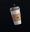 Papercup Coffee Charm