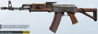 Maroon Oxide AK74M Skin