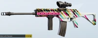 Neon Rails 556XI Skin