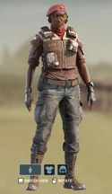 E Burgundy And Chaps Uniform