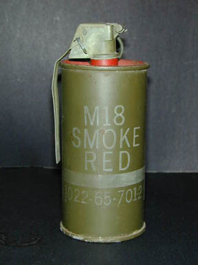 m18 colored smoke grenade