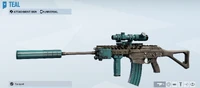 Teal Attachment Skin