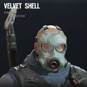 Sledge Velvet Shell Headgear