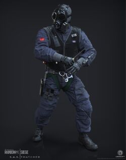 Thatcher Rainbow Six Wiki Fandom Improve your thatcher skills with guides on playstyle, utility, loadout, popular video guides, and more! thatcher rainbow six wiki fandom