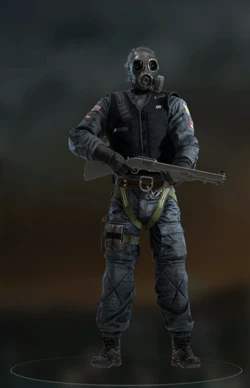 Thatcher armed with an M590A1 (Blood Orchid)