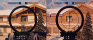 Old reticle (left) vs New reticle (right)