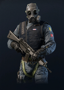 Thatcher armed with an AR33 (Chimera)