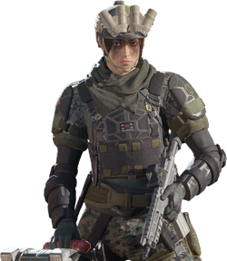 In-game default appearance (half body)