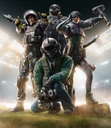 Sledge, Mira, Dokkaebi and Jäger in a box art