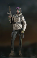 Ela armed with Scorpion EVO 3 A1 (Post-Blood Orchid)