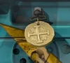 Gold Doubloon. Charm