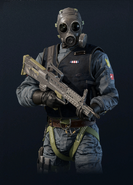 Thatcher armed with an L85A2 (Chimera)