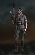 Caveira armed with SPAS-15 (Post-Blood Orchid)