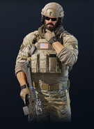 Blackbeard armed with his SR-25