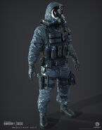 Model of Hazmat Suit used in Article 5.