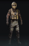 Mozzie as he appears in Tom Clancy's Ghost Recon Breakpoint