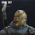 Sledge Grim Sky Headgear