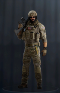 Blackbeard armed with an SR-25 (Pre-Blood Orchid)