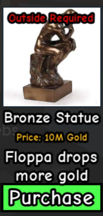 Bronze Statue (Raise a Floppa 2) | The Raise a Floppa Wiki