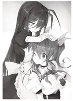 Stella listening to Yui's heartbeat