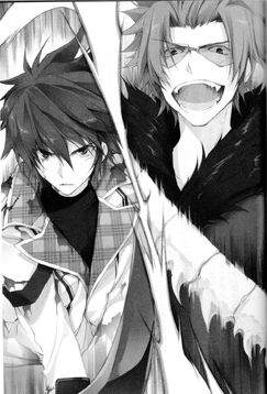 kurogane ikki, amagiri ayato, and kusanagi takeru (rakudai kishi