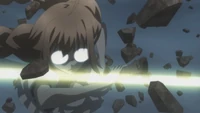 Tohka destroying the rock golems
