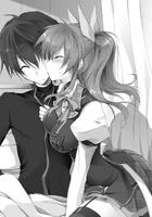 Stella kissing Ikki