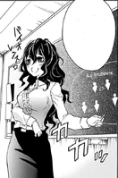 Yuuri explaining the new rules of the school