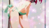 Stella wearing a bikini