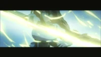 Tohka slashes Shizuku with Raikiri