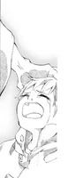 A young Ikki cries as his Great-grandfather pats him on the head